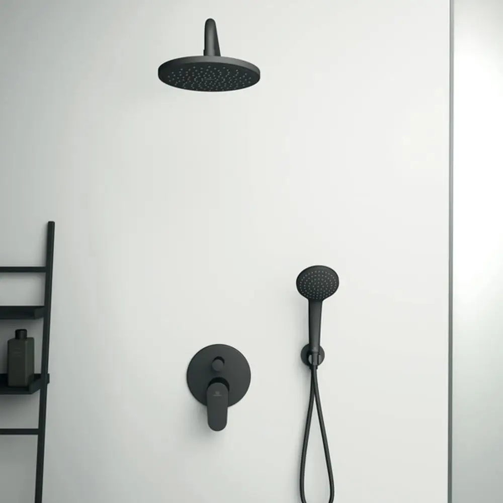 IS-1-Funktionshandbrause-Idealrain-d100mm-Silk-Black-B9402XG gallery number 3